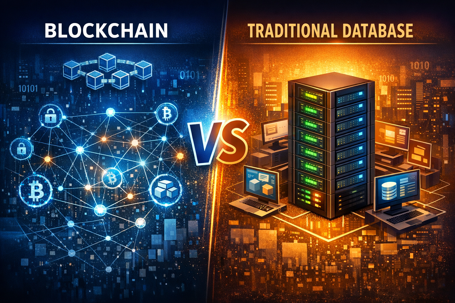 Blockchain vs Traditional Database: Key Differences, Use Cases & Future ...